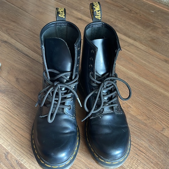Doc Martens 1460 smooth leather lace up boots - Picture 3 of 7